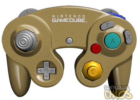 gold gamecube controller
