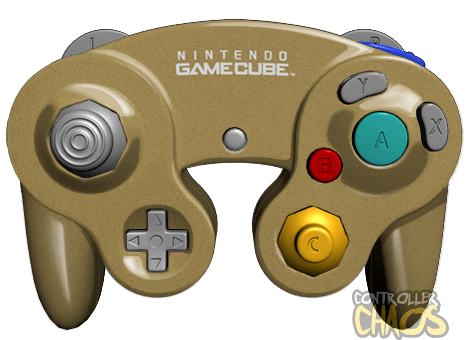 Gold gamecube hot sale controller