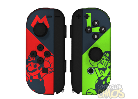 Super Mario Bros - Nintendo Switch Joy-Cons - Custom Controllers