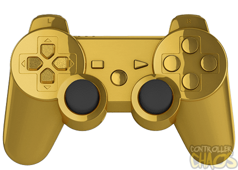ps3 controller golden