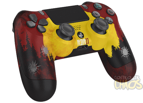 Custom Painted Western Themed Controller RDR2