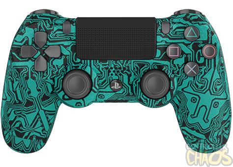 Teal Pack-a-Punch - Playstation 4 - Custom Controllers - Controller Chaos