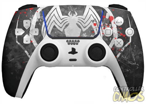 Venomous Symbiote - PS5 - Custom Controllers - Controller Chaos