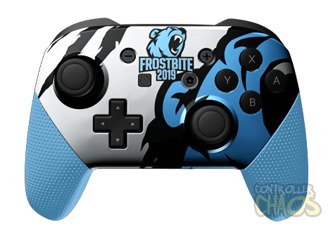 Frostbite 2019 Tournament Edition - Super Smash Bros Ultimate - Esports Custom Controllers - Controller Chaos