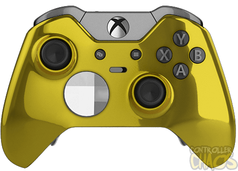 Xbox One Elite Chrome Gold Custom Controllers Controller Chaos