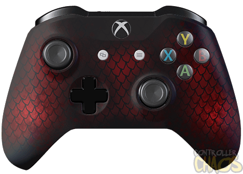 Fire Dragon - Xbox One S - Custom Controllers - Controller Chaos
