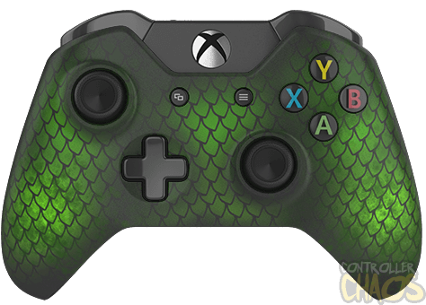 Forest Dragon - Xbox One Elite - Custom Controllers - Controller Chaos