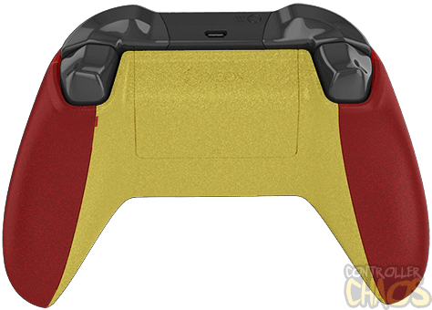 Iron Man Themed Red & Gold Chrome Custom Controller Chaos XBOX 360