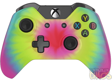 Neon Tie Dye - Xbox One - Custom Controllers - Controller Chaos